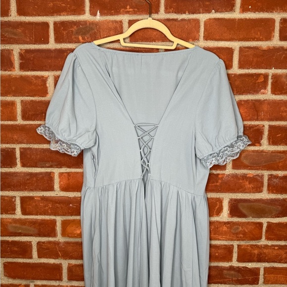 NWT Scarlet Darkness blue corset dress - Picture 3 of 6